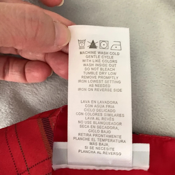 Bonnie Jean size 3t red sleeveless nutcracker dress taffeta black velvet bow - Picture 10 of 10